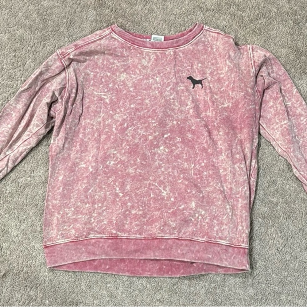Victoria's Secret Pink Maroon Sweatshirt